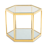 Table de bout dorée Swainson