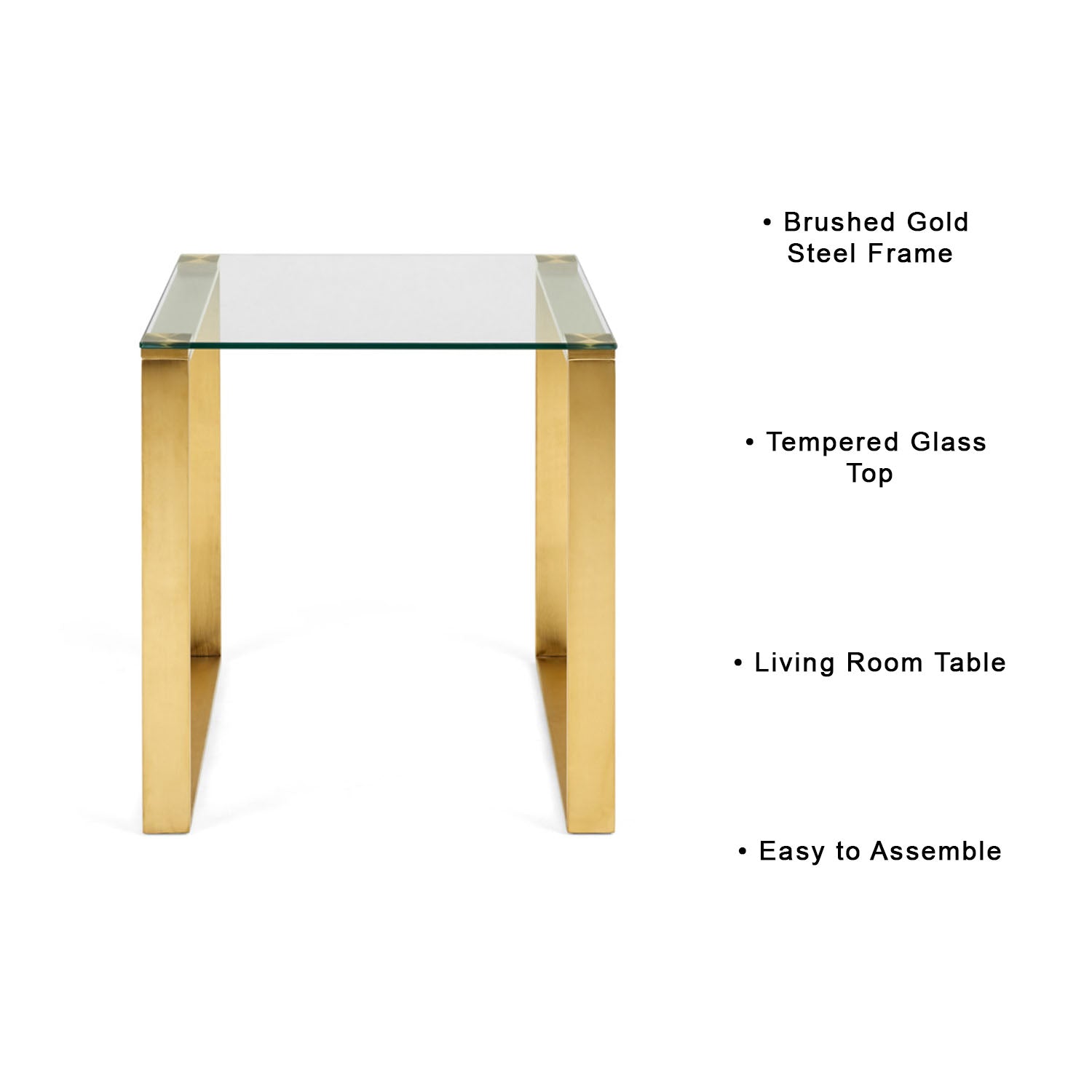 Table de bout David Gold