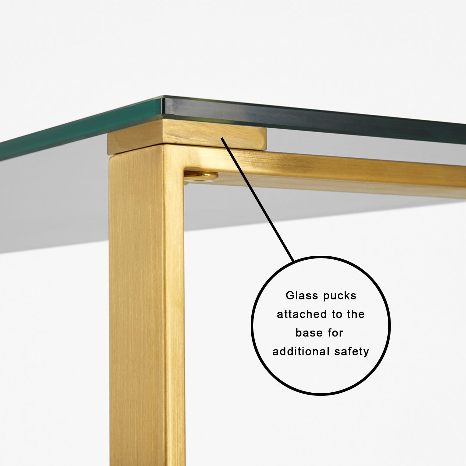 Table de bout David Gold