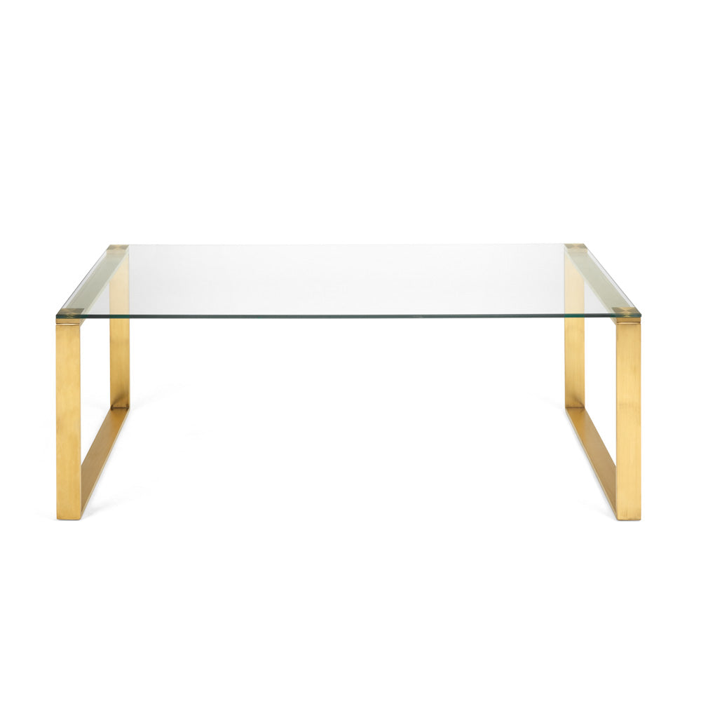 Table basse David dorée