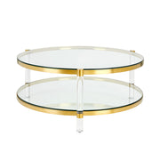 Table basse Paloma dorée