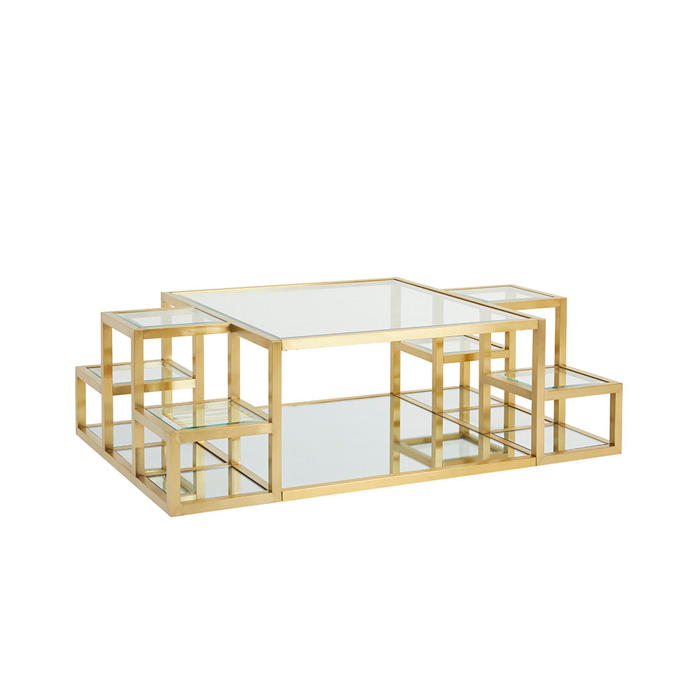 Table basse Elmore dorée