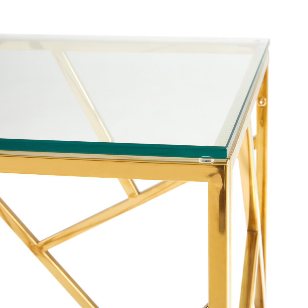 Table console Carole : Or