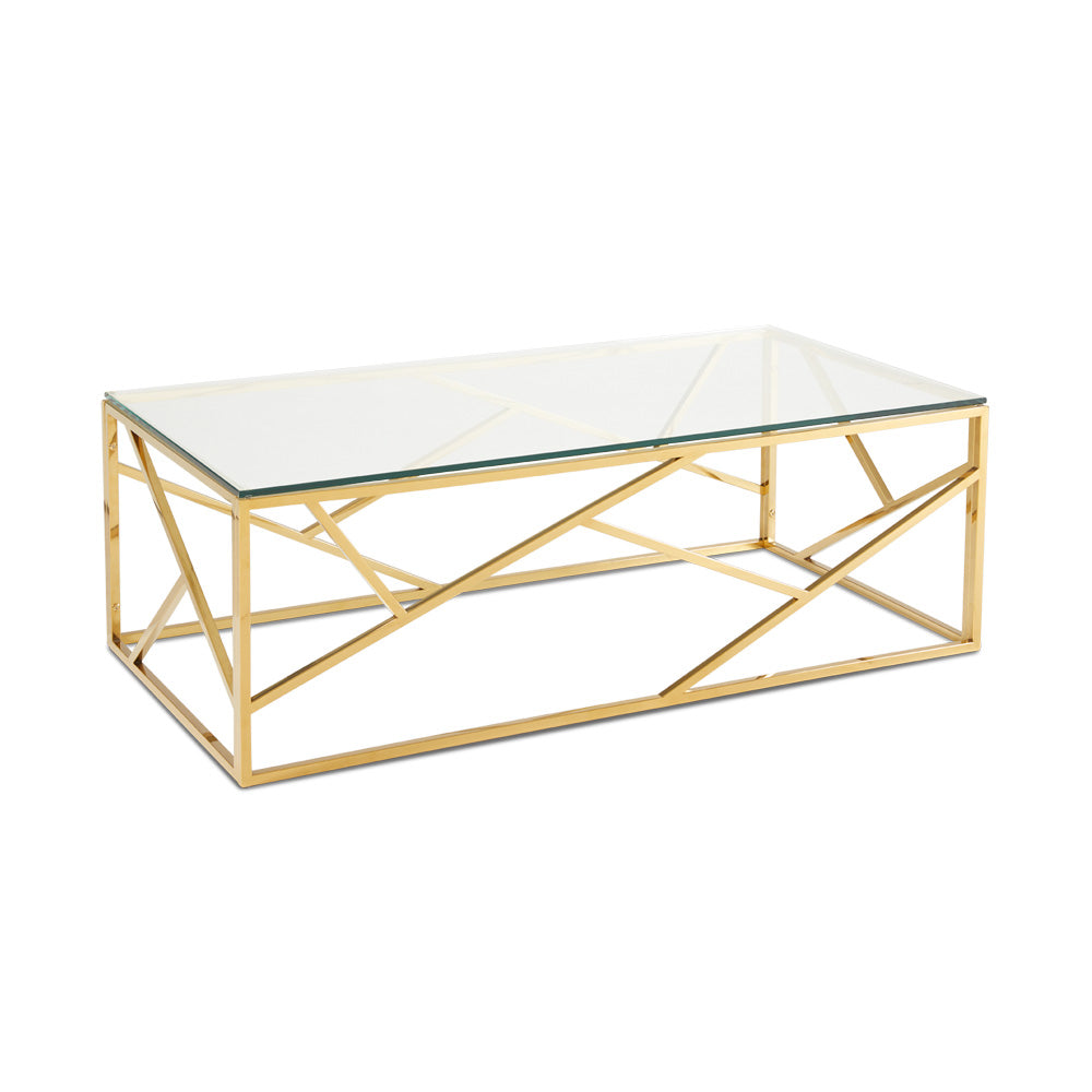 Table basse Carole dorée