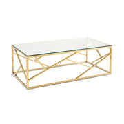 Table basse Carole dorée