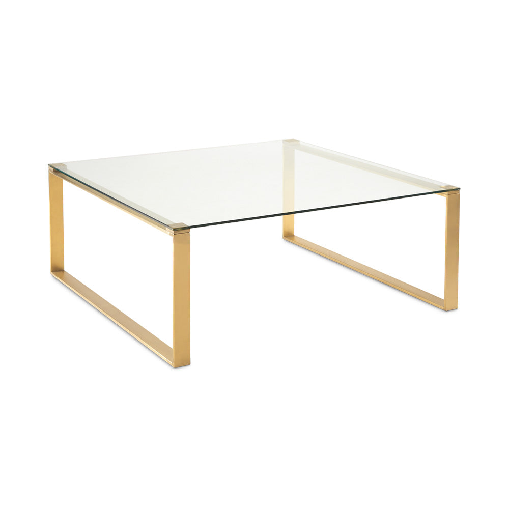 Table basse David Gold : Carrée