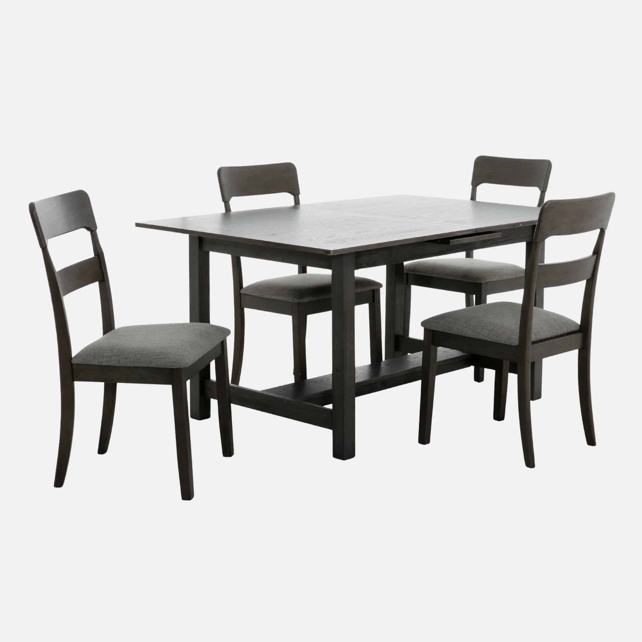 Table Salle à Manger Extensible gris 4 chaise