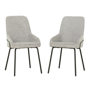 Ensemble de 2 chaises de salle à manger 3355 - Taupe