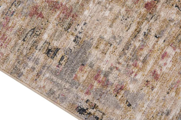 Tapis XL Magnolia 8x11 | Tons de terre et fini usé vintage