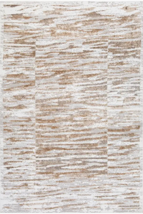 Tapis Ridgeview 5x8 | Gris &amp; Beige | Fini Patiné Chic