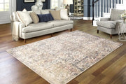 Tapis transitionnel Mercer 7x9 | Ivoire et Beige au fini vieilli