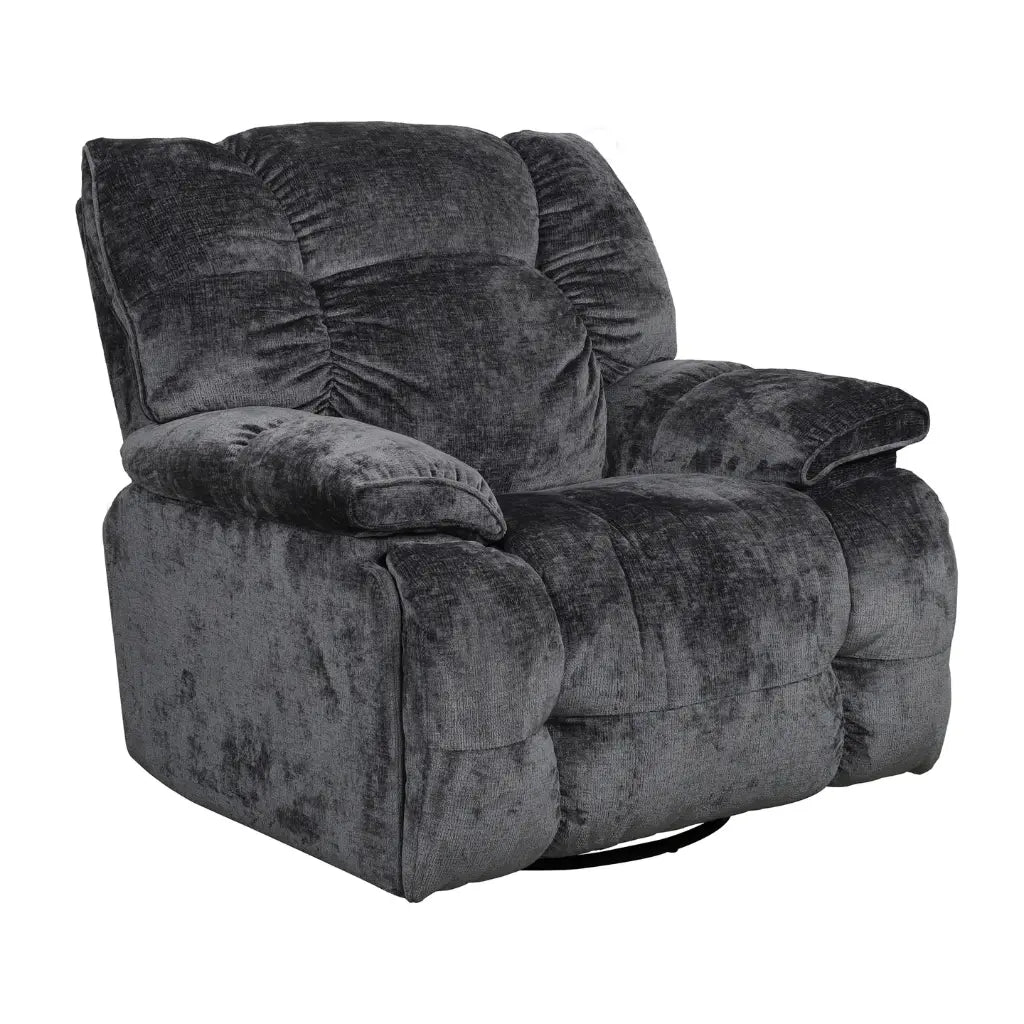 Fauteuil Denton : Massage et Pivot 360° Gris