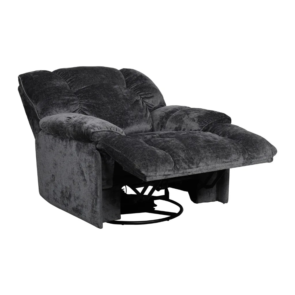Fauteuil Denton : Massage et Pivot 360° Gris