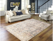 Tapis XL Mercer 8x11 | Style transitionnel ivoire et beige