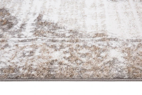 Tapis XL Uptown 8x11 | Style transitionnel gris et crème