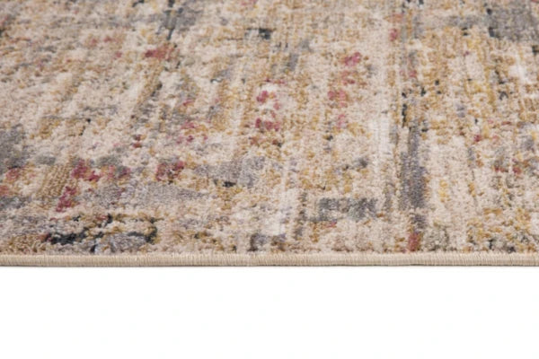 Tapis contemporain Magnolia 7x9 | Tonnes de terre et fini utilisé
