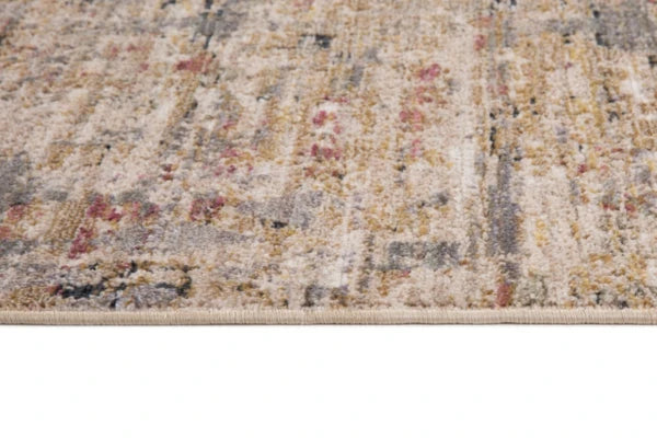 Tapis XL Magnolia 8x11 | Tons de terre et fini usé vintage