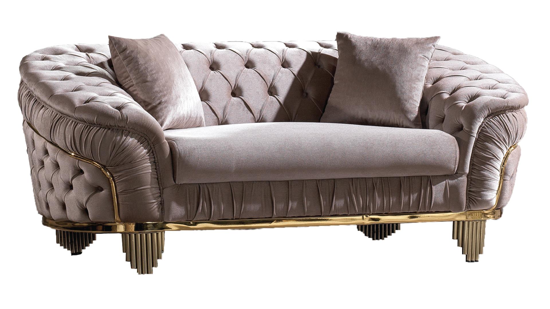 SALON VANESSA EN TAUPE ( Meuble Mtl )