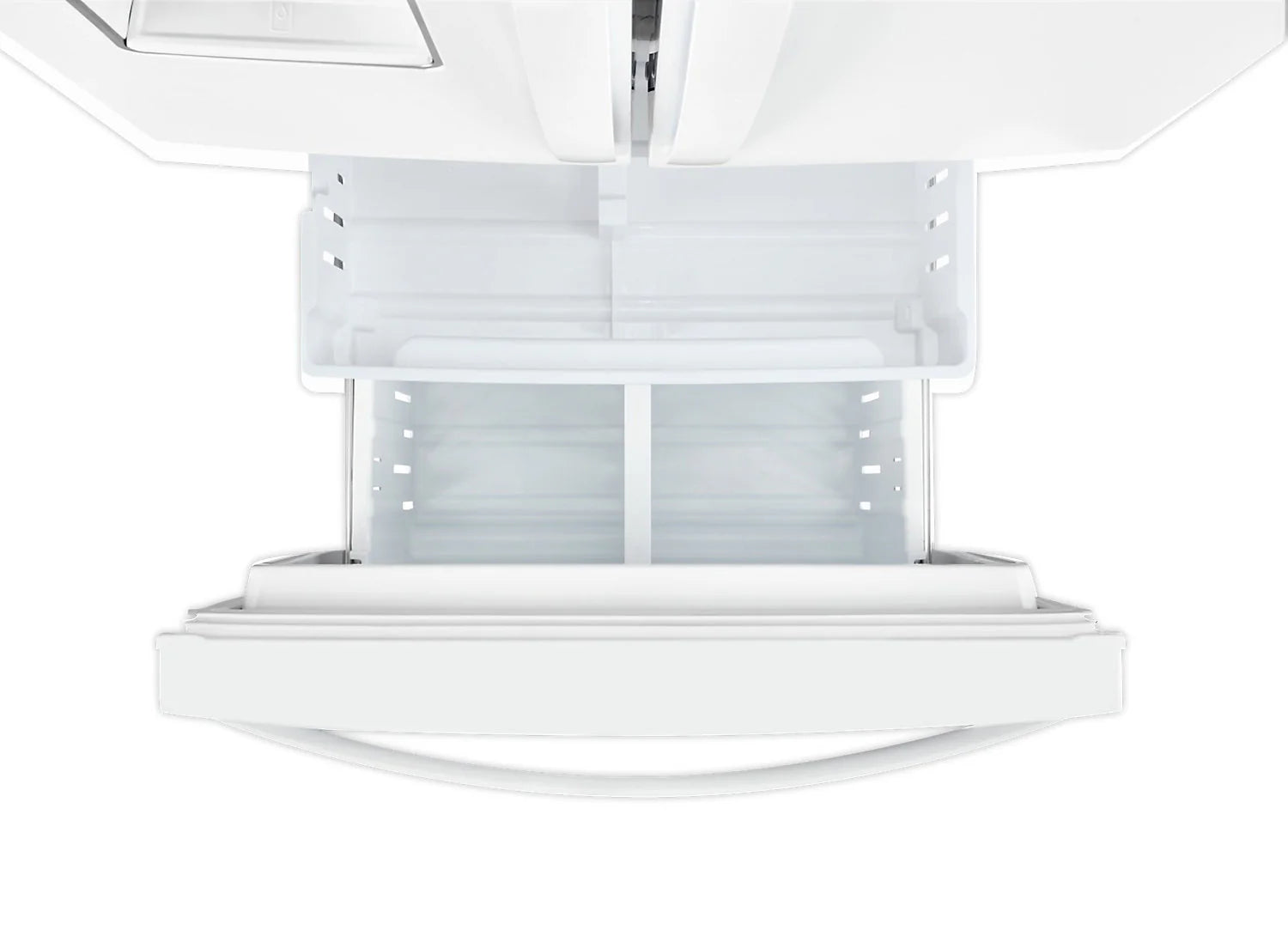 Réfrigérateur Whirlpool 20 pi³ Portes Françaises 30" Blanc