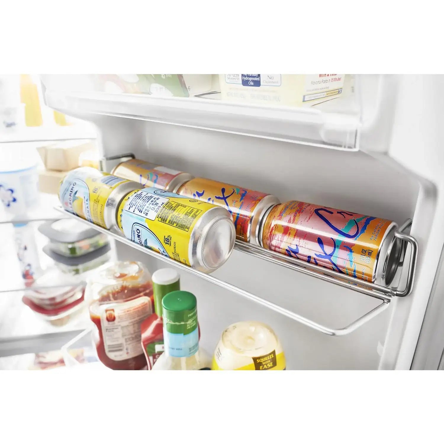 Whirlpool 33" 21.4 cu. ft. Side-by-Side Refrigerator Black Stainless with Dispenser WRS321SDHV