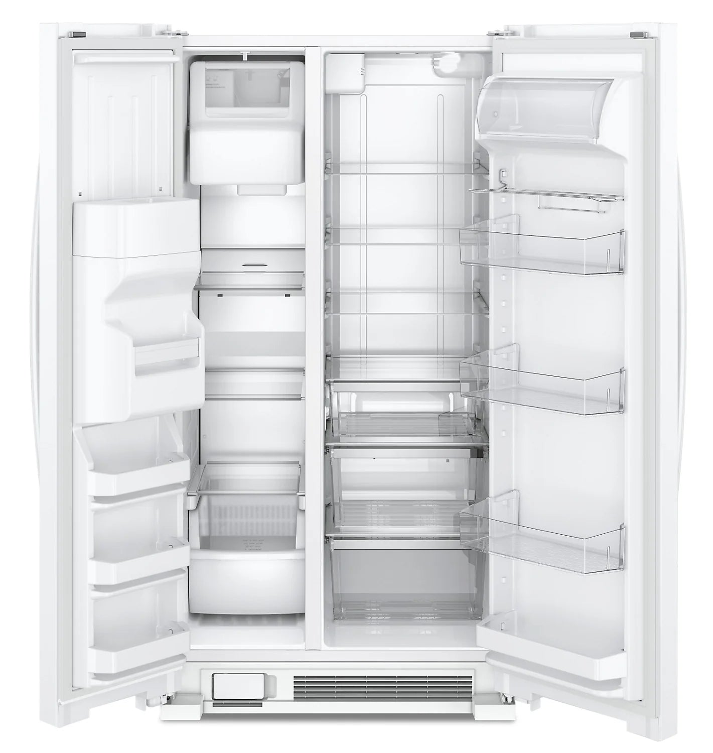 Réfrigérateur Whirlpool 25 pi³ Côte à Côte 36" Noir Brillant