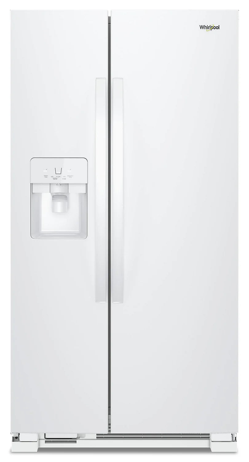Réfrigérateur Whirlpool 25 pi³ Côte à Côte 36" Noir Brillant