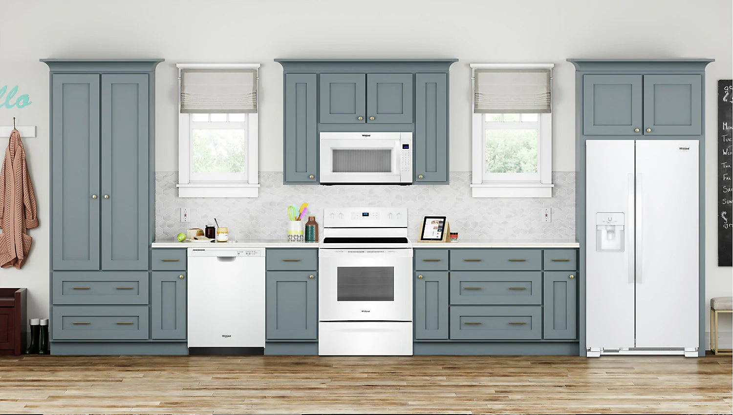 Réfrigérateur Whirlpool 25 pi³ Côte à Côte 36" Noir Brillant