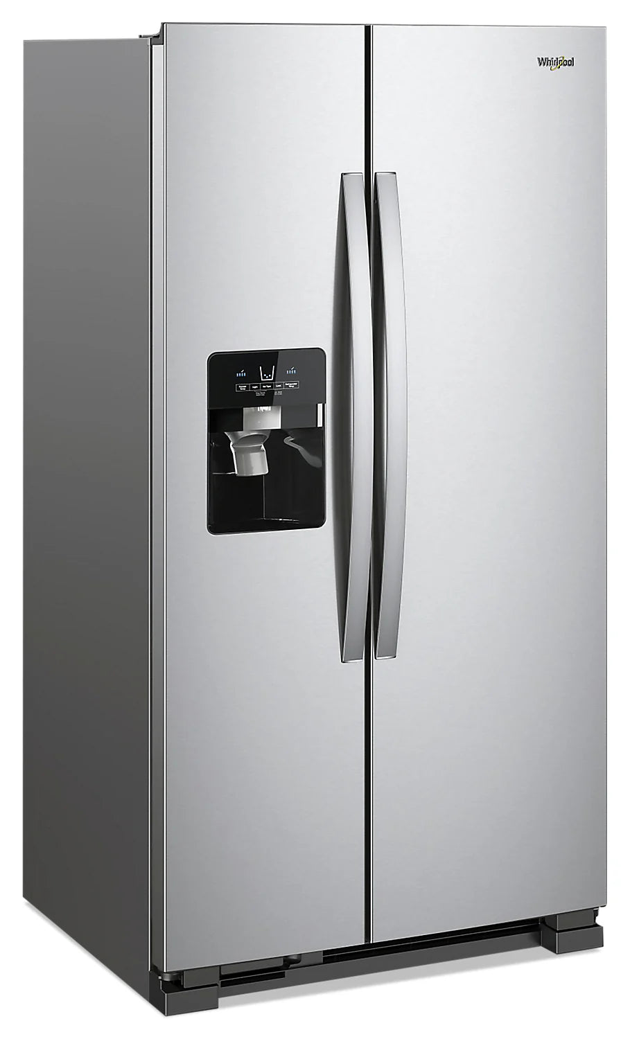 Réfrigérateur Whirlpool 25 pi³ Côte à Côte 36" Noir Brillant