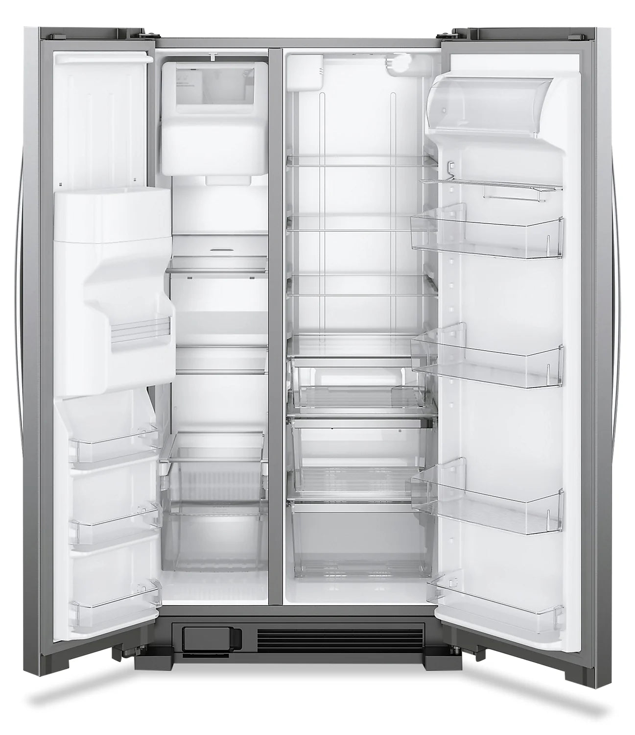 Réfrigérateur Whirlpool 25 pi³ Côte à Côte 36" Noir Brillant