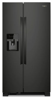 Réfrigérateur Whirlpool 36" 25 pi³ Juxtaposé Noir Energy Star WRS335SDHB