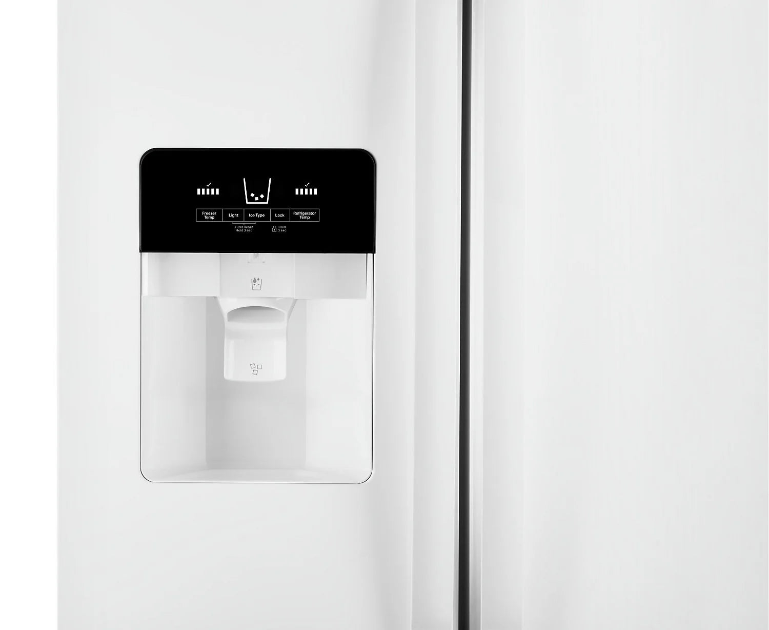 Réfrigérateur Whirlpool 36" 25 pi³ Juxtaposé Blanc Energy Star WRS335SDHW