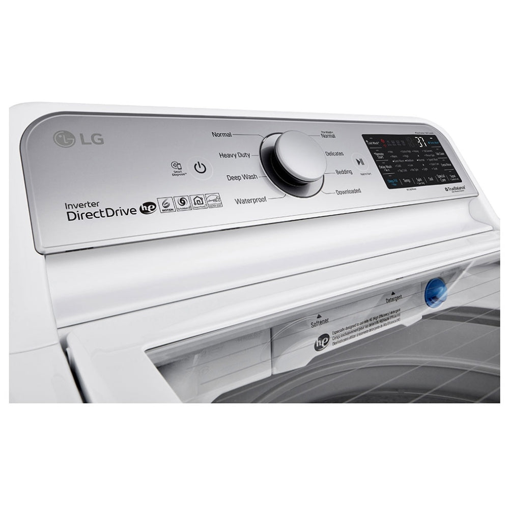 Laveuse LG WT7305CW Ensemble de sécheuse électrique LG DLEX7250W