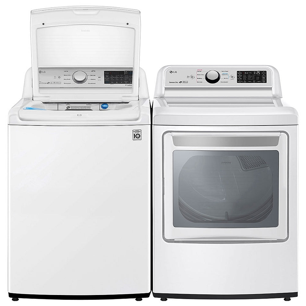 Laveuse LG WT7305CW Ensemble de sécheuse électrique LG DLEX7250W