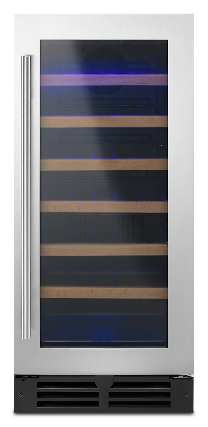 Cellier Whirlpool 15 po 34 bouteilles Inox WUW35X15DS