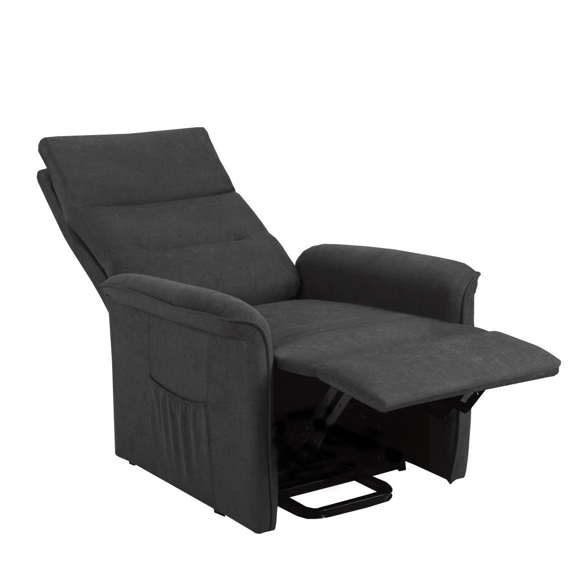 FAUTEUIL ÉLÉVATEUR INCLINABLE, GRIS FONCÉ ( Meuble Mtl )