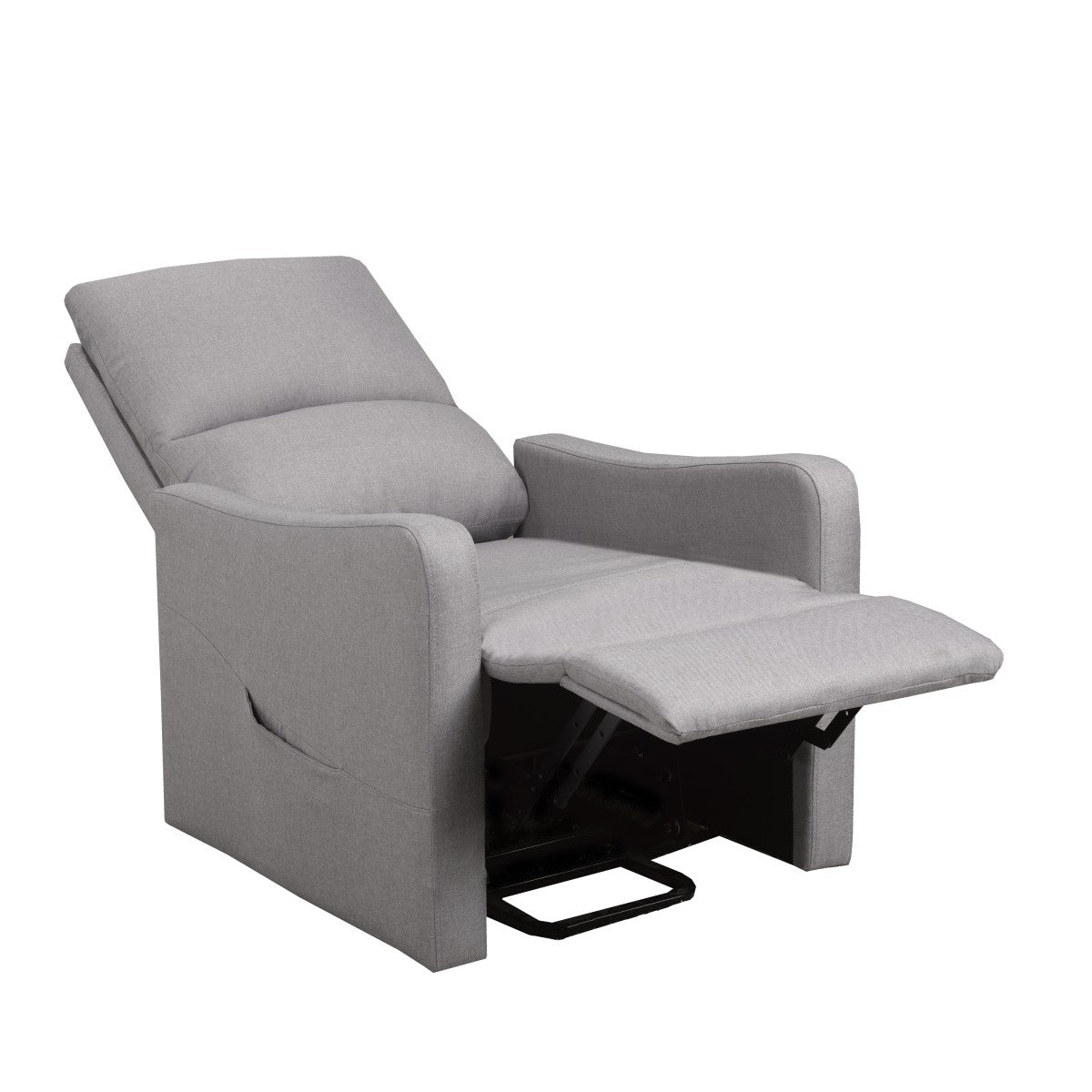 FAUTEUIL ÉLÉVATEUR INCLINABLE, GRIS CLAIR ( Meuble Mtl )