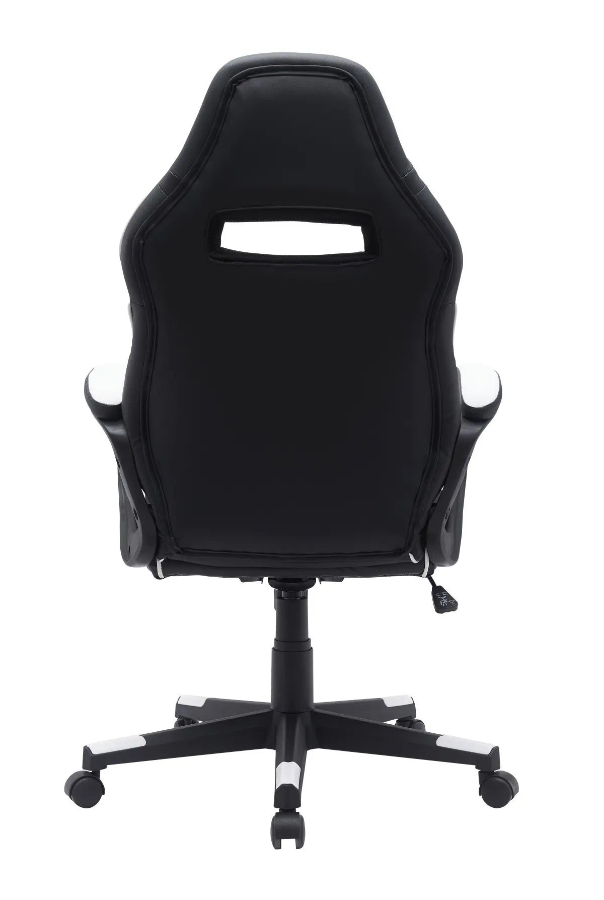 Fauteuil de gaming KMX | Noir/Blanc avec mécanisme papillon