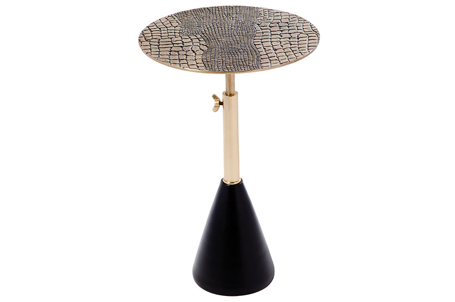 Table d'appoint en aluminium Alberto