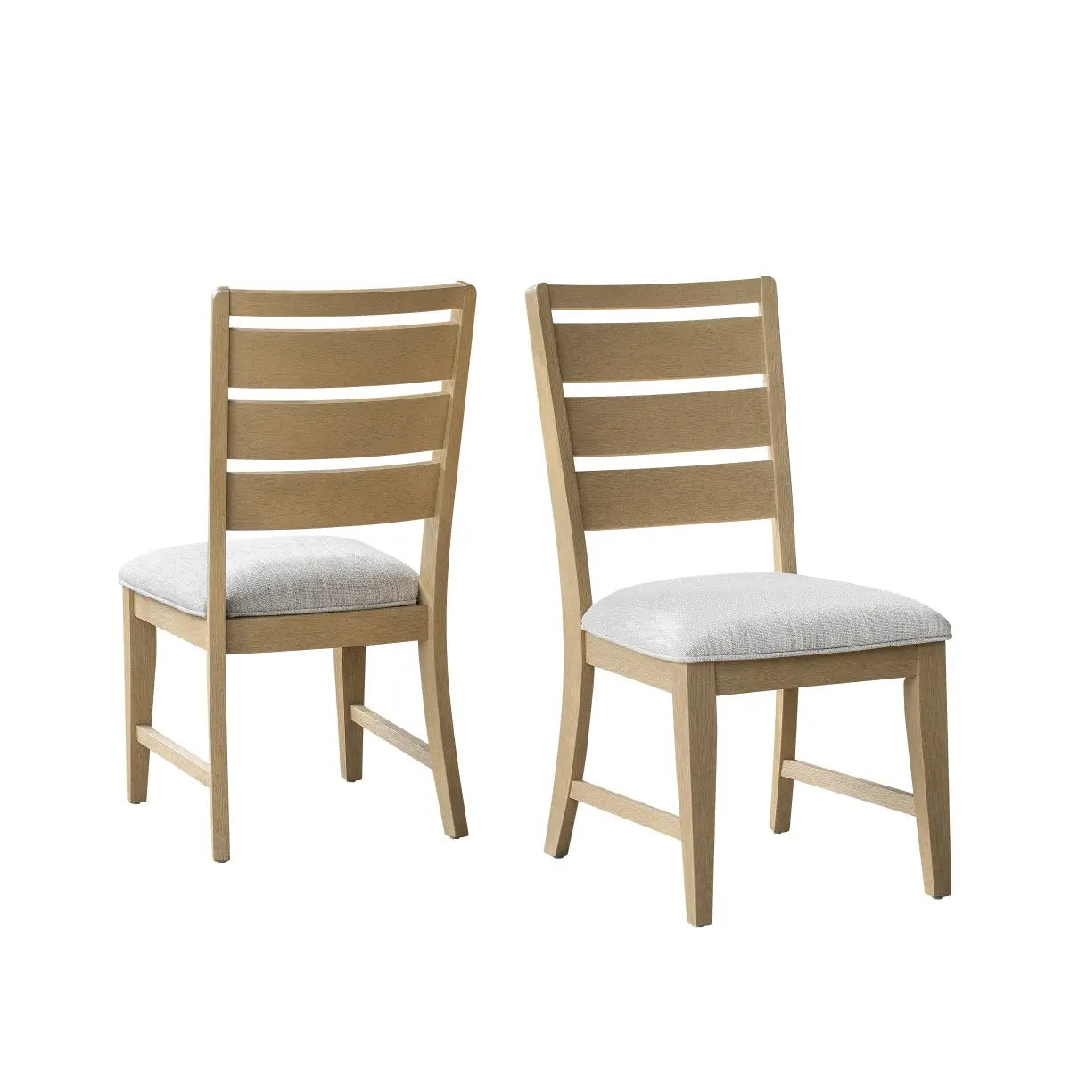 Chaises Cosima en Acacia et Hévéa | Ensemble de 2 - Naturel