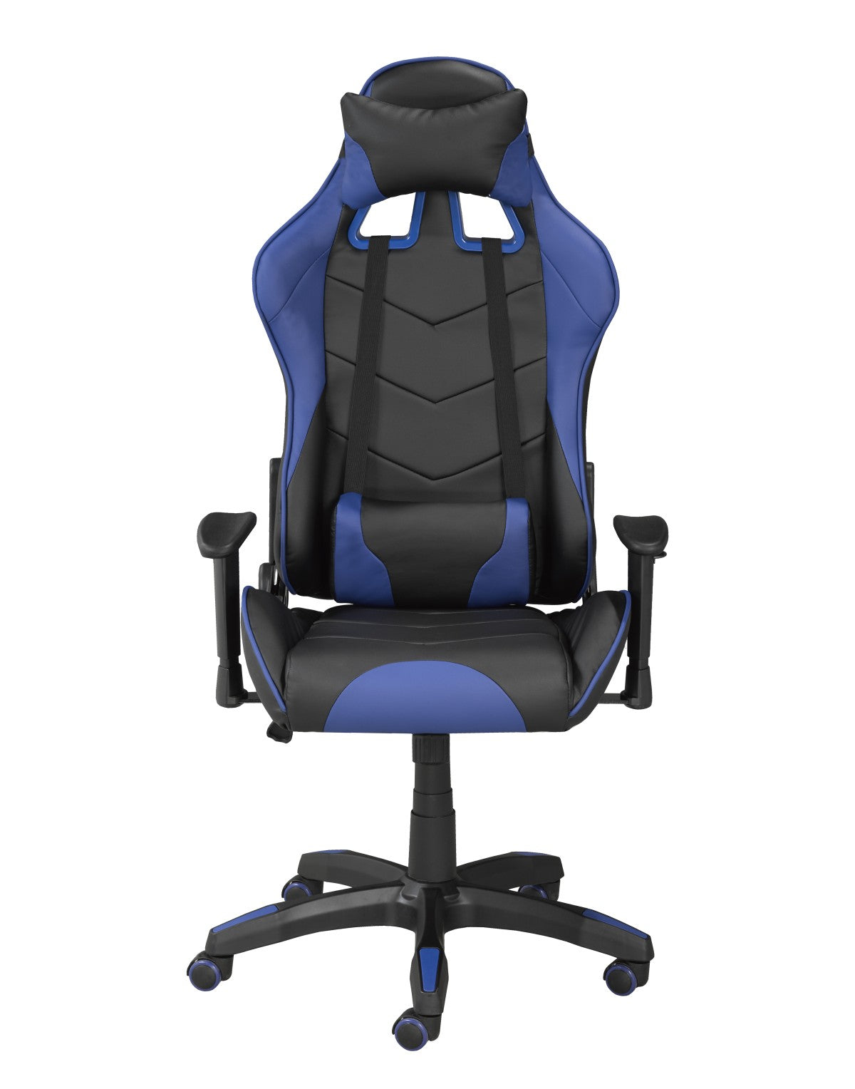 ENSEMBLE BUREAU ET CHAISE GAMING, BLEU/NOIR ( Meuble Mtl )