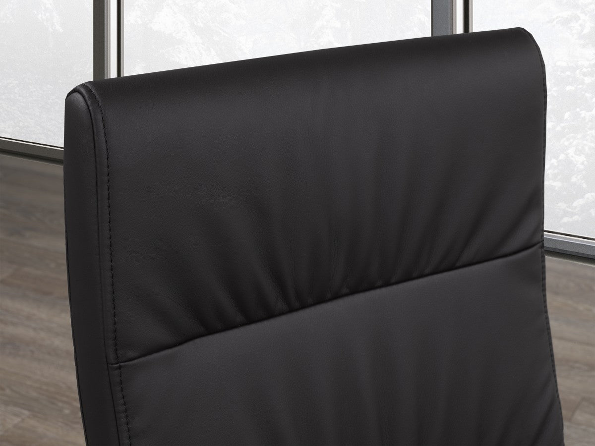 CHAISE DE SALLE À MANGER, JEU DE 2 - NOIR/OR ( Meuble Mtl )