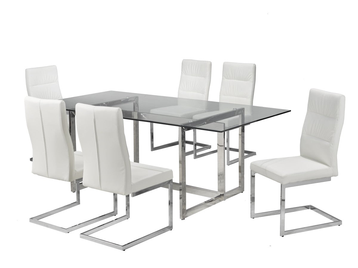 ENSEMBLE DE REPAS 5 PIÈCES - BLANC ( Meuble Mtl )