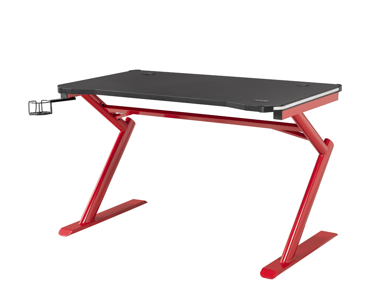 BUREAU GAMING - NOIR/ROUGE ( Meuble Mtl )
