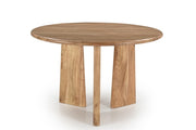 Table à manger ronde en bois naturel Felix - Acacia Massif