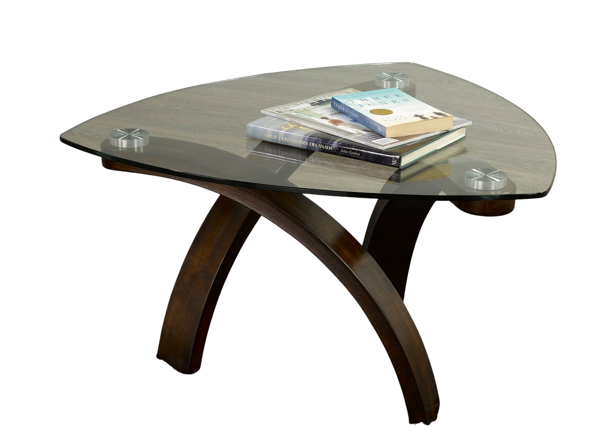 TABLE BASSE - NOYER FONCÉ ( Meuble Mtl )