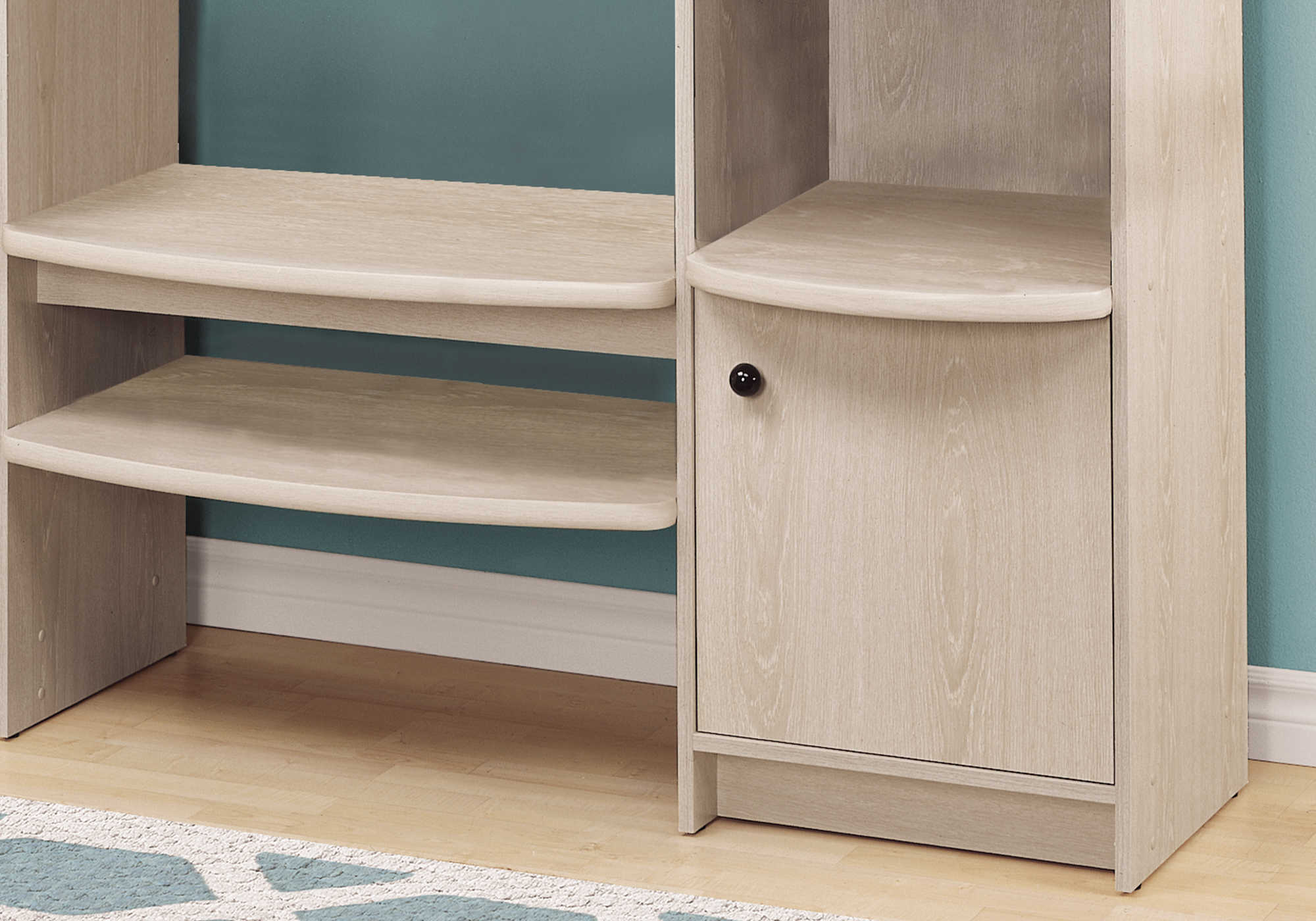 BOOKCASE - WASHED OAK / STORAGE UNIT /ET 4600