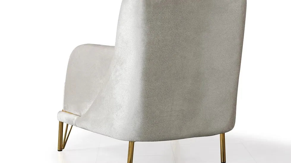 Ensemble Sofa Classique 3 Pièces Nepal Luxe en Tissu Beige