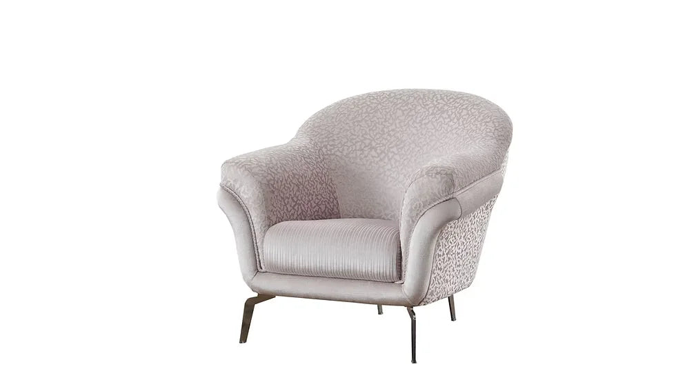 Ensemble Sofa Classique 3 Pièces Versace Luxe en Tissu et Pieds en Acier