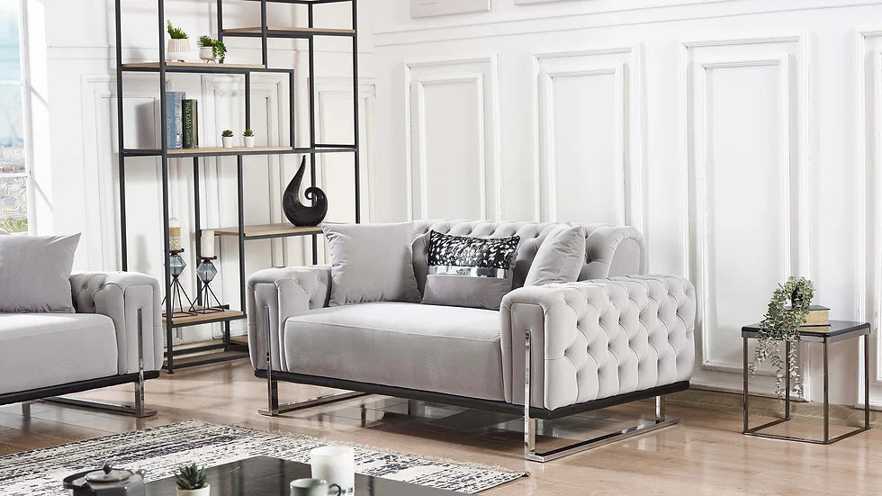 DREAMS Gris Clair &amp; Argent (3+2+1)