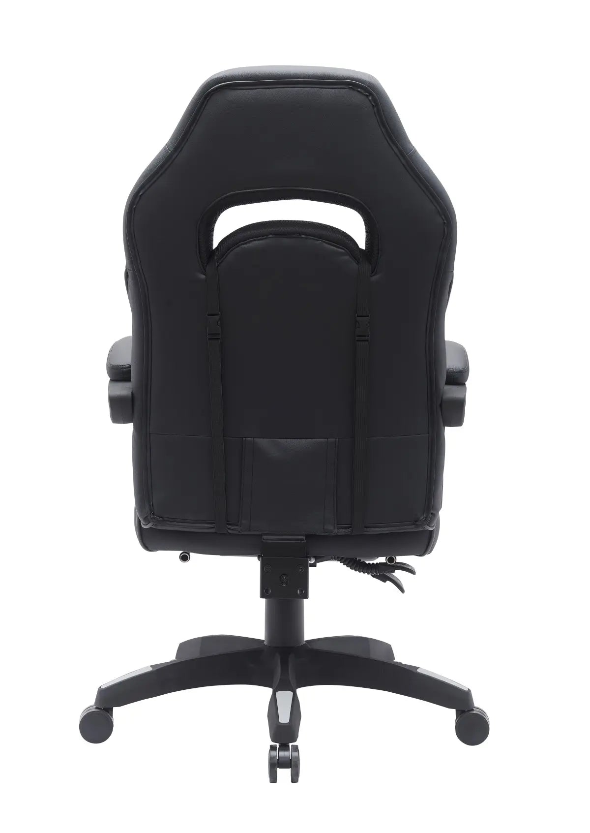 Brassed Ergonomic Gaming Chair | Black/Grey with Lumbar Support